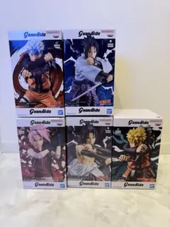 NARUTO grandista ナルト サクラ サスケ 5体セット