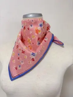 き*ん様 Ralph Lauren花柄ピンクスカーフ 約50cm角のサムネイル