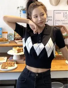 サマーニットトップス