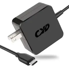 ☘️ 65W USB Type-C AC アダプター 交換用充電器 ブラック
