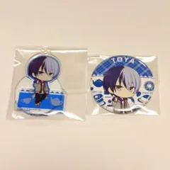 プロセカ 冬弥 アニカフェ 缶バッジ アクスタ