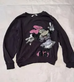 H&M ディズニーコラボ　ミニーマウス　トレーナー　130cm 6-8Y