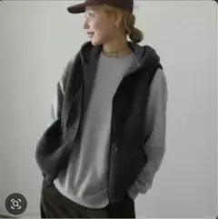 hidekaしまむらボアベスト