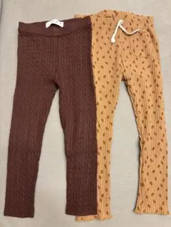 ZARA kids ザラキッズ レギンス 2点セット 3-4y 104