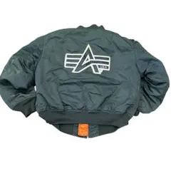 90s アルファ USA製 MA-1 フライトジャケット S ワッペン付き - メルカリ