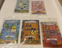 たまごっちのプチプチおみせっちしり〜ずカード＆フレーム 5種類　まめっち