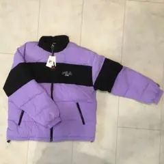 FILA X-GIRL ダウンジャケット パープル/ブラック