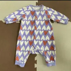 BREEZE ハート柄　ロンパース サイズ70