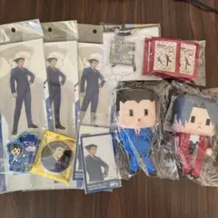 大カプコン展 成歩堂龍一 御剣怜侍 逆転裁判 グッズセット