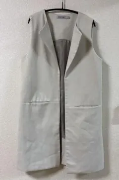 Lサイズ サイズ３ nico and... ロングベスト ジレ ベージュ