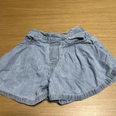 GU キッズ　デニムショートパンツ　110
