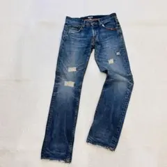 PaulSmith ポールスミス ダメージデニム パッチワーク L