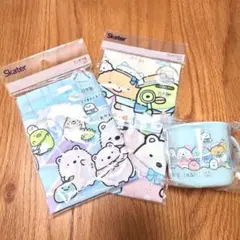 すみっコぐらし　Skater ランチ巾着　ランチクロス　コップセット　弁当袋