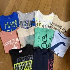 130サイズ Tシャツ10点セット まとめ売り 男の子