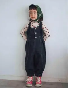 【90】soft cheese×しまむらデニムサロペット②