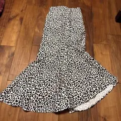スライ ヒョウ柄　マーメイドスカート