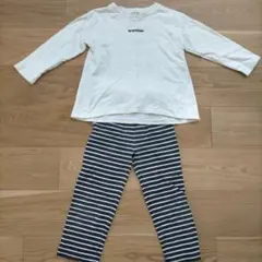 キッズ　branshes ブランシェス　パジャマ 120 白