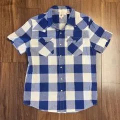 極美品！ Levi's バッファローチェック 半袖シャツ XL(メンズMサイズ)のサムネイル