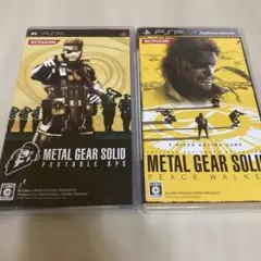 PSPメタルギアソリッドPortable OPSメタルギアソリッドピースウォーカ
