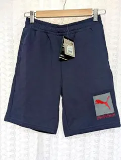 PUMA ハーフパンツ 160 ネイビー　スウェットパンツ　タグ付き新品未使用