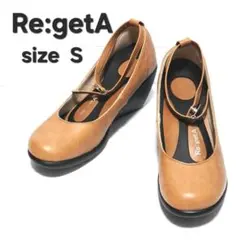 美品 ✨ Re:getA リゲッタ パンプス キャメル S 日本製のサムネイル