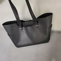 ブラックショルダーバッグ 合成皮革