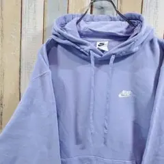 6-361☆ナイキ☆スウェットパーカー☆ワンポイント刺繍ロゴ☆Lサイズ