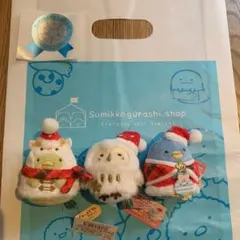 【新品】すみっコぐらし　クリスマス　てのりぬいぐるみ　2021 ぺんぎん？