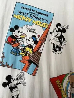 ディズニー コミック ヴィンテージ Tシャツ 総柄 Mサイズ 漫画 