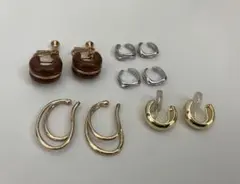【未使用に近い】シンプル イヤーカフ イヤリング 5点セット まとめ売り