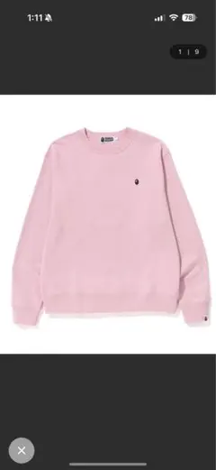 2026年最新】a bathing ape スウェット ピンクの人気アイテム - メルカリ