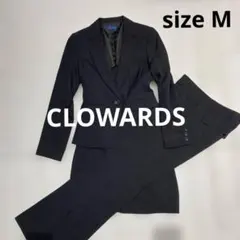 CLOWARDS ビジネススーツ３点セット黒ストライプ