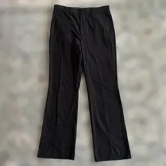 HARE ブラック スラックスパンツ フレアパンツ