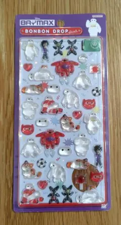 【正規品】ディズニーベイマックス ボンボンドロップシール