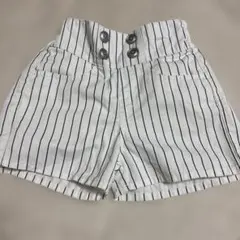 ストライプ柄 ハーフパンツ 140サイズ