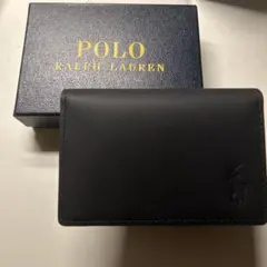 Polo Ralph Lauren ブラックカードケース　箱付き