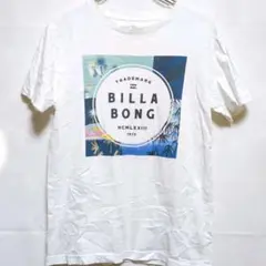 BILLABONG【S】ビラボン プリントTシャツ ホワイト サーフ系