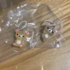リラックマ クリアマスコットチャーム 2点セット