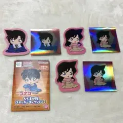 名探偵コナン ちぢませ隊ステッカーコレクション2 毛利蘭セット