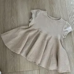 petit main ギンガムチェックチュニック