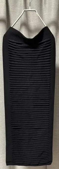 ZARA ブラック テクスチャータイトスカート XS-S 新品未使用タグ付き
