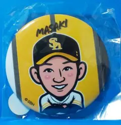 ホークス 正木智也選手 2026若鷹ガチャ 缶バッジ 交流戦第2弾ver
