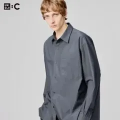 UNIQLO C : ブロードオーバーサイズシャツ