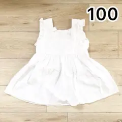 【新品未使用】キッズ ワンピース 100 韓国子供服