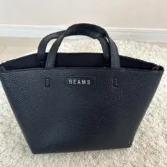 BEAMS 黒 ランチバッグ　ミニバック