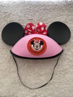 ［ディズニー］ミニーマウス イヤーハット ピンク