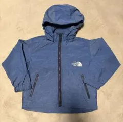 美品　THE NORTH FACE コンパクトジャケット　ミックスブルー　100