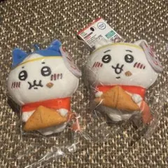 京都限定 ちいかわ ハチワレ 伏見稲荷 ぬいぐるみキーチェーン セット ご当地