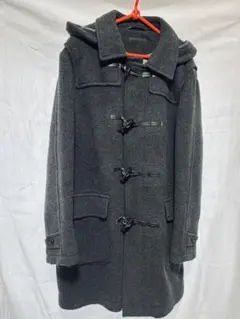 UNIQLOダークグレー フード付きダッフルコート