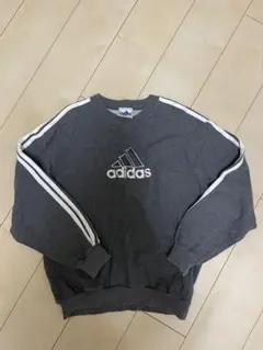 アディダス　フロッキーロゴ　トレーナー　3本ライン